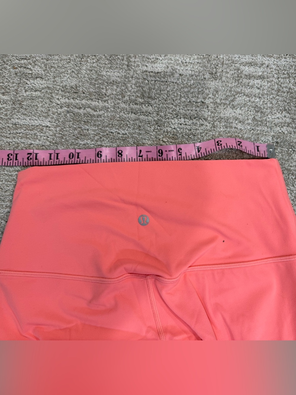 Lululemon Align Coral High-Rise Leggings 28” size 10 - Picture 2 of 4